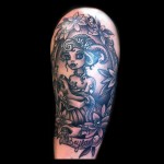 Black and grey tattoo
