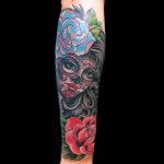 day of the dead girl tattoo by Jessi Lawson